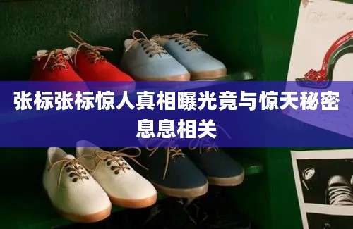 张标张标惊人真相曝光竟与惊天秘密息息相关