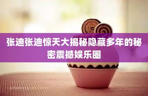 张迪张迪惊天大揭秘隐藏多年的秘密震撼娱乐圈