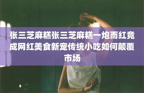 张三芝麻糕张三芝麻糕一炮而红竟成网红美食新宠传统小吃如何颠覆市场